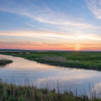 Sunrise at Cypremort Point, Louisiana, USA